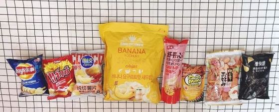 최대 9가지 색상 바나나 칩 포장을 위한 팩 포트 포트 칩 내구성 있고 매력적