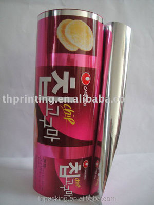 지속가능한 위생적인 플라스틱 식품 포장 롤 필름을 위한 금속화된 OPP 필름