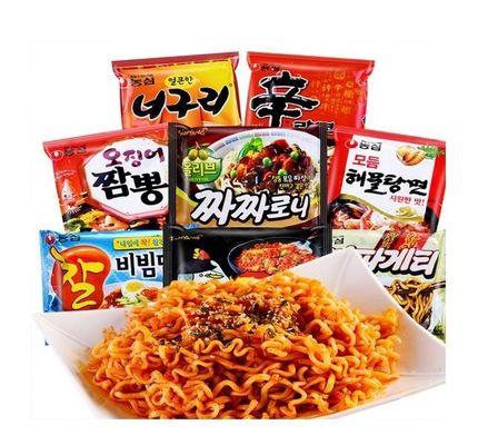 인스트 누들즈 음식 포장 컬러 인쇄 및 사용자 지정 로고