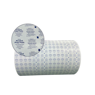 73G/83G/103G 포장용 재료의 폭 목재 직물 알루미늄 엽 롤 필름 30-1100mm