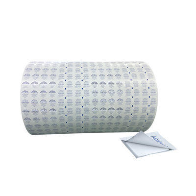 73G/83G/103G 포장용 재료의 폭 목재 직물 알루미늄 엽 롤 필름 30-1100mm